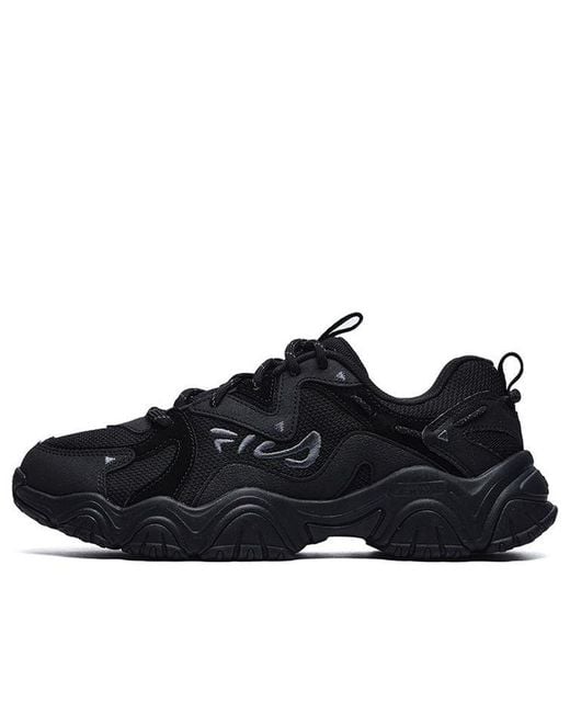 Fila Black Fluid 4 Sneakers 'Core' for men