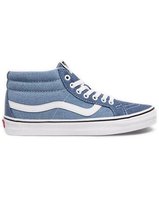 Vans Blue Sk8-Mid Reissue 'Denim 2-Tone' for men