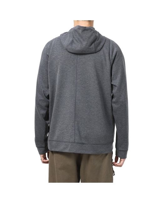Nike Gray As Nk Dry Hd Fz Flc Project Full-Length Zipper Cardigan Training Hoodie Jacket for men