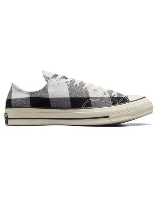 Converse White Beyond Retro X Chuck 70 Low 'Upcycled Flannel' for men
