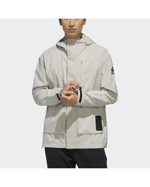Adidas Gray Sport Performance Windproof Jacket Light for men