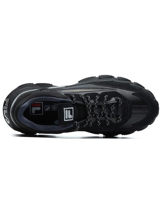 Fila Black Fashion Sneakers Low-Top Running Shoes for men