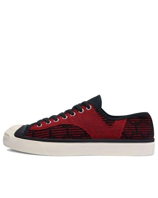 Converse Red Jack Purcell Rally 'Patchwork for men