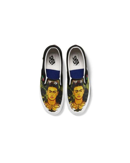 Vans Black Frida Kahlo X Og Slip-On Lx 'Self-Portrait' for men