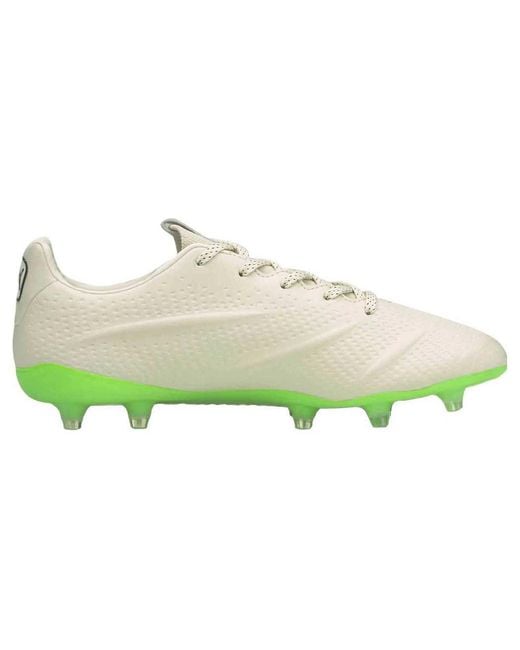 PUMA Green King Platinum 21 Vegan Fg Ag 'Ivory Glow Glare' for men