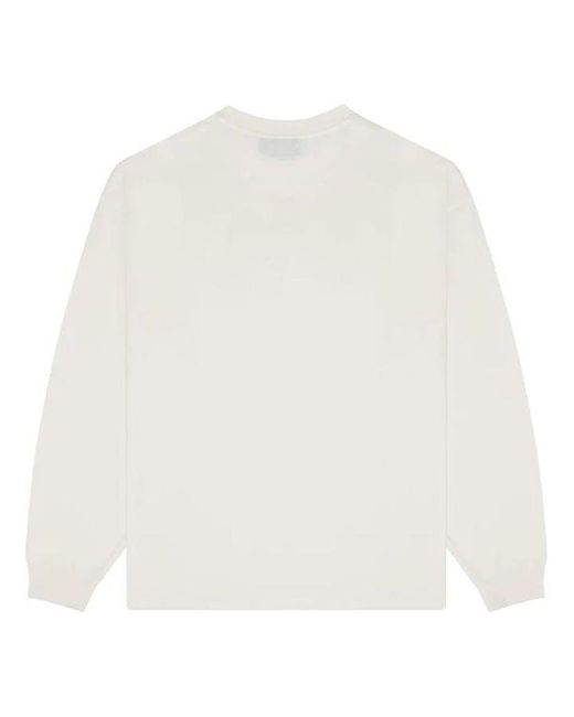 Drew House White Mascot Longsleeve T-Shirt 'Off' for men