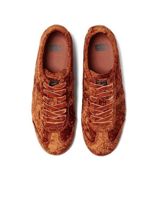 Onitsuka Tiger Brown Mexico 66 Velvet for men
