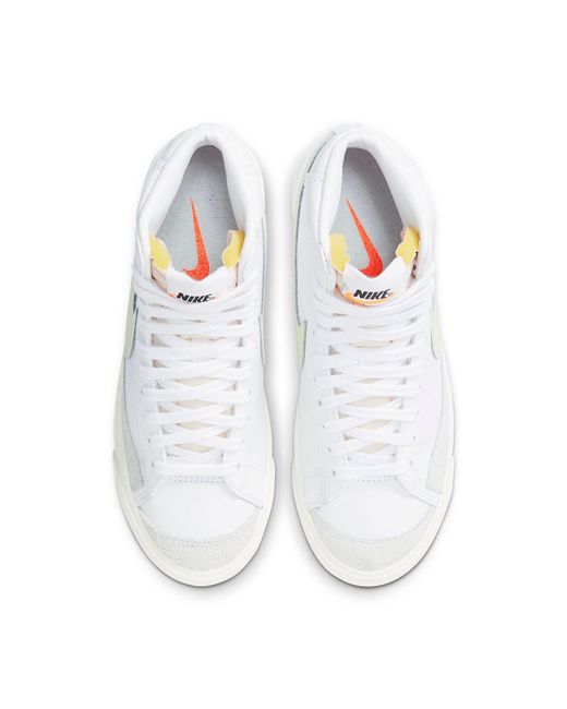 Nike White (Wmns) Blazer Mid '77 'Barely Volt'