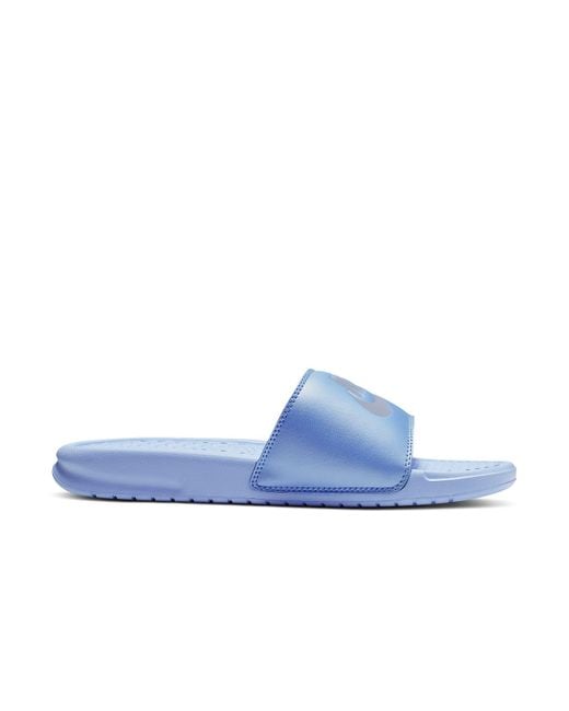 Nike Blue (Wmns) Benassi Jdi Slide 'Aluminum'