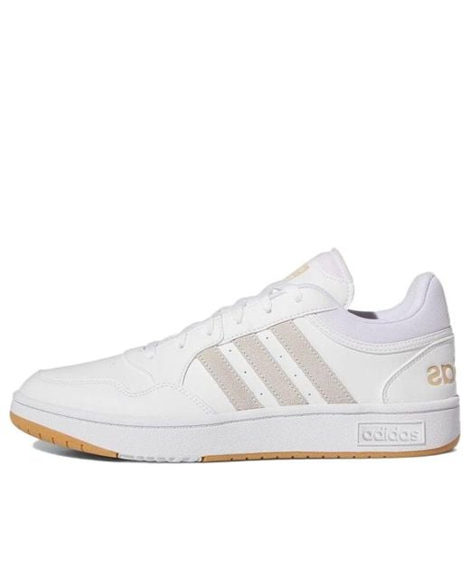 Adidas White Hoops 3.0 Low 'Classic Vintage for men