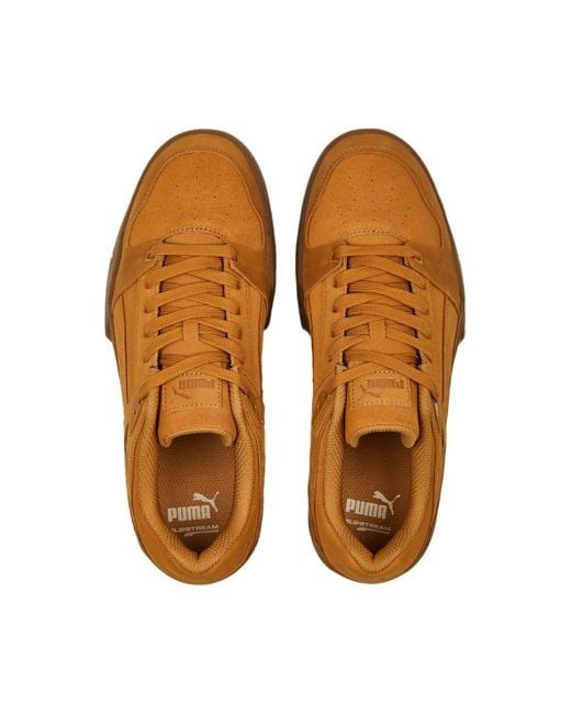 PUMA Brown Slipstream Suede Sneakers for men