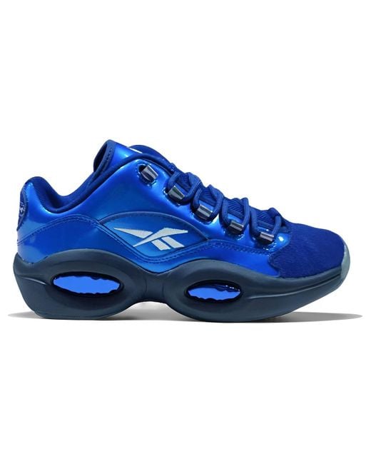 Reebok Blue Question Low X Panini Rookie Signature Prizm' for men