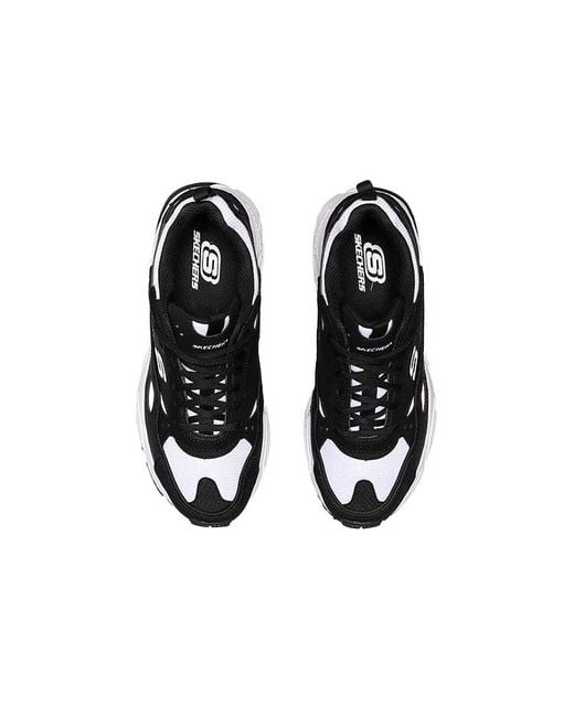 Skechers Black Stamina Low Running Shoes for men