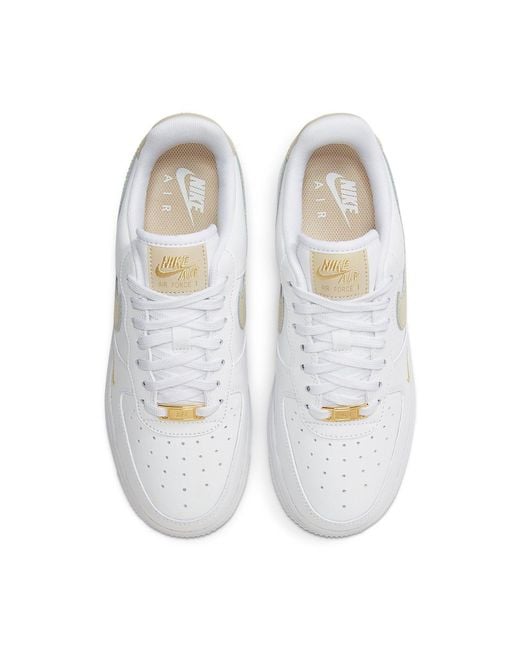 Nike White (Wmns) Air Force 1 '07 Essential Rattan'