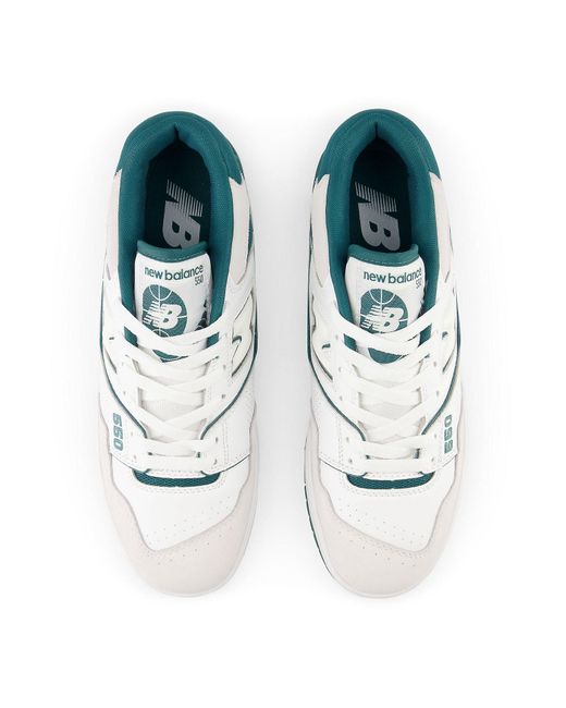 New Balance White 550 for men