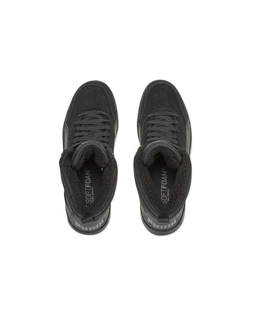 PUMA Black Rebound Street High Board Shoes for men