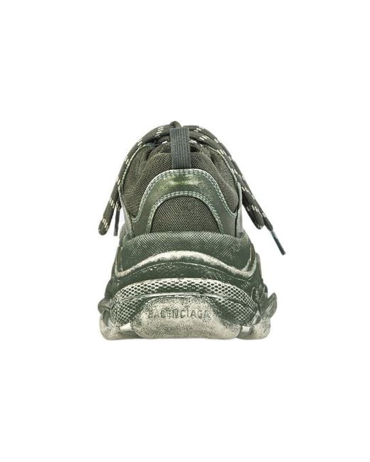 Balenciaga Green Triple S 'Dark' for men