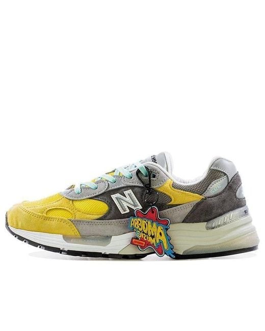 New Balance Yellow Amoeba Music X Nice Kicks X 992 Made for men