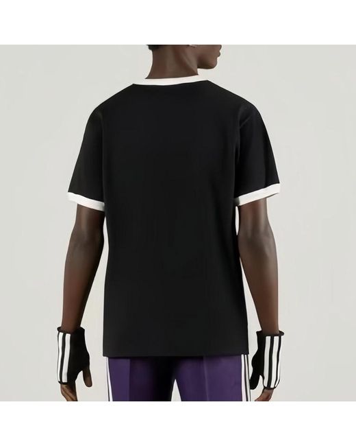 Gucci Black X Adidas Cotton T-shirt for men