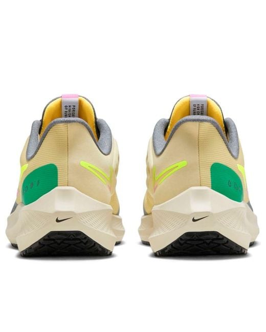 Nike White Air Zoom Pegasus 39 Shield 'Team Volt' for men