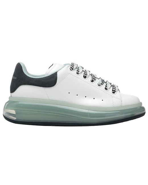 McQueen Blue (Wmns) Transparent Sole Oversized Sneakers