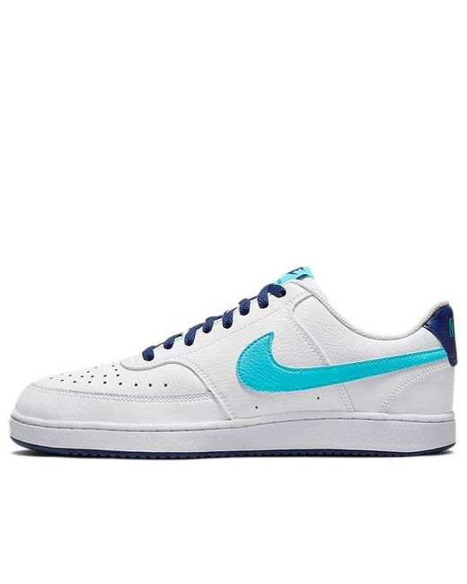 Nike Court Vision Low 'white Turquoise Blue' for Men | Lyst