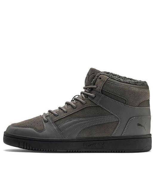 PUMA Black Rebound Layup Sd 'Fur for men