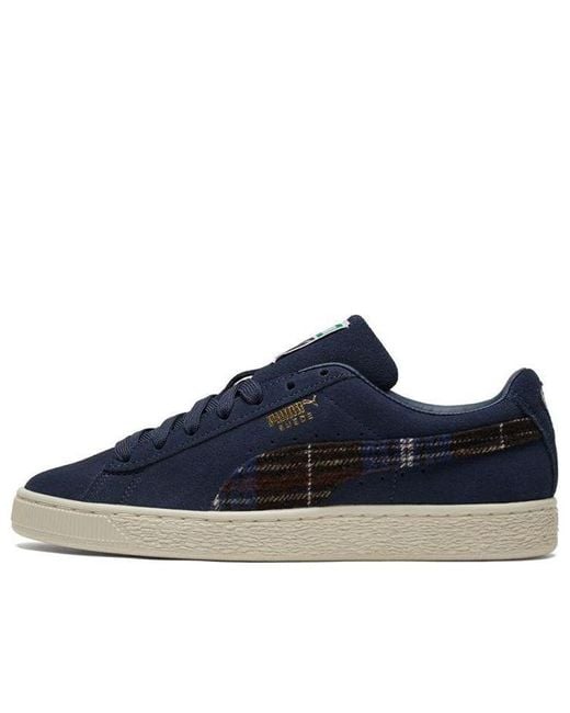PUMA Blue Suede Classic Flannel Sneakers for men