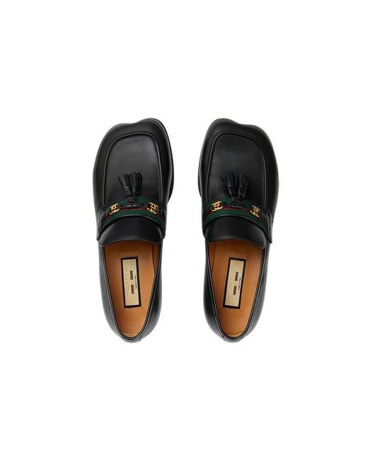 Gucci Black Tassel Loafers for men
