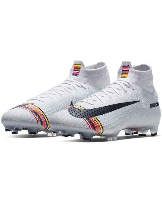 Nike White Mercurial Superfly 6 Elite Se Fg 'Pure Platinum' for men