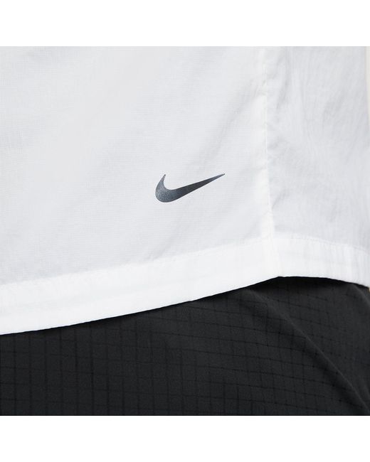 Nike White Trail Aireez Lightweight Trail Running Jacket for men