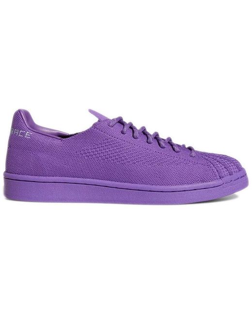 adidas Originals Adidas Pharrell X Superstar Primeknit 'purple' for Men |  Lyst