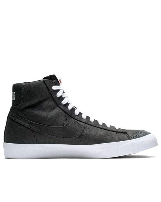 Nike Black Blazer Mid '77 Canvas for men