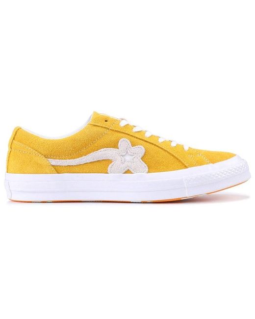 Converse Yellow Golf Le Fleur X One Star Ox 'Solar Power' for men