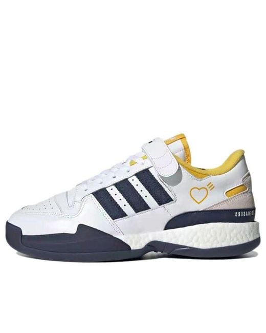 Adidas Blue Human Made X Forum Low 'Hazy' for men