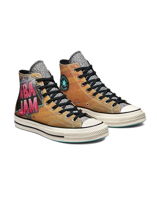 Converse Blue Nba Jam X Chuck 70 High 'Hardwood Floor' for men