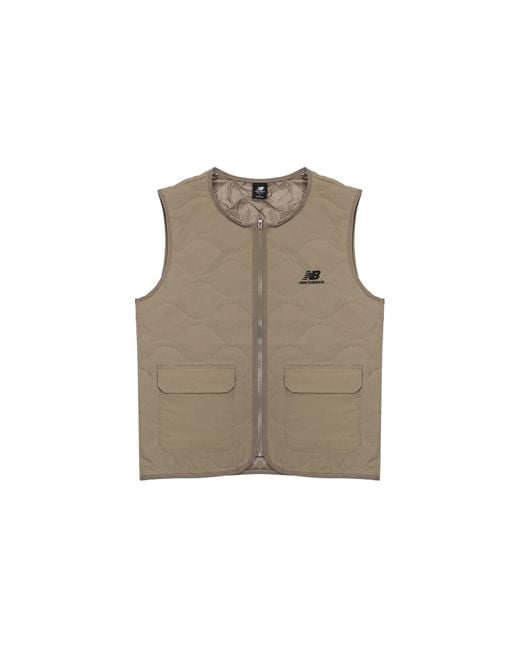 New Balance Natural Detachable Hooded Two-In-One Woven Solid Jacket 'Khaki' for men