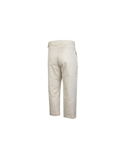 Nike Gray Solid Color Straight Slim Fit Woven Casual Long Pants/Trousers for men
