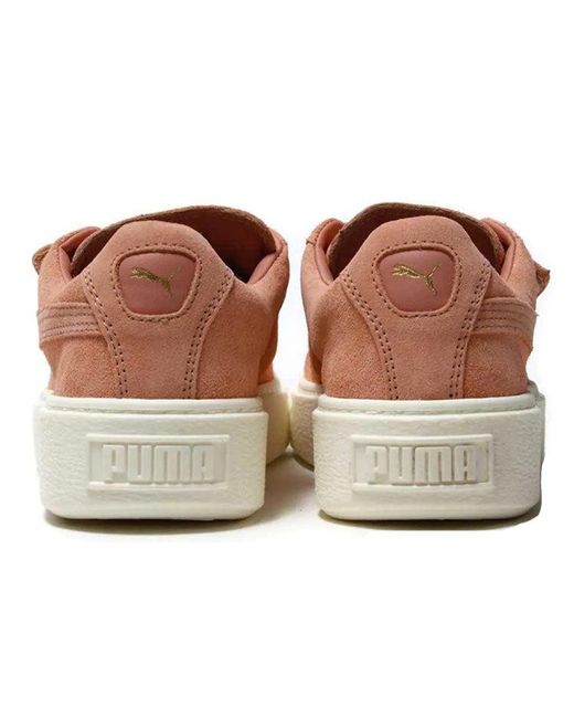 PUMA Brown (Wmns) Suede Platform Strap 'Cameo'