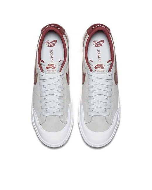 Nike Sb Skateboard Zoom Blazer Low Xt Whitebrown for men