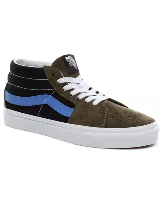Vans Black Vintage Sport Sk8-Mid 'Beech/Ultramarine' for men