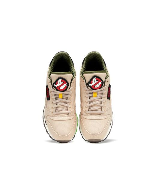 Reebok White Ghostbusters X Classic Leather 'Khaki Flight Suit' for men