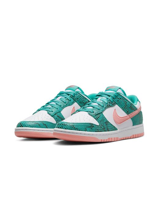 Nike Blue Dunk Low 'Washed Snakeskin' for men