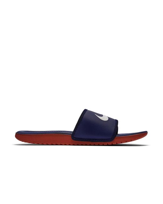 Nike Blue Kawa Adjust Slipper for men