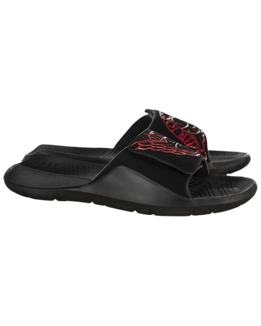 Nike Black Hydro 7 Slide 'University' for men
