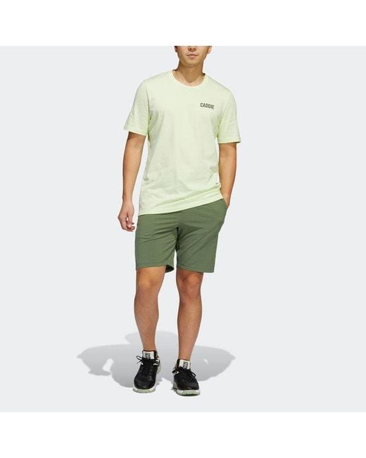 Adidas Green Printing Casual Straight Shorts for men