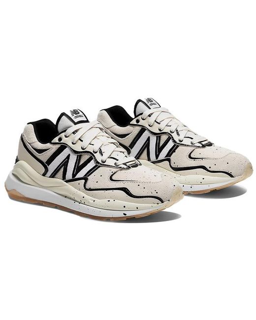 New Balance White Joshua Vides X 57/40 'Angora Splatter' for men