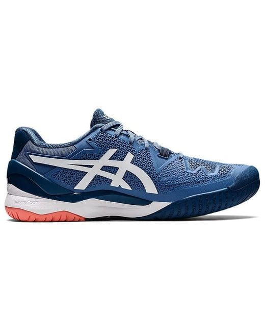 Asics Blue Gel Resolution 8 2E Wide Harmony' for men