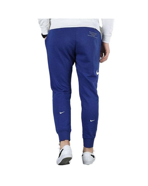 Nike Blue As Sportswear Swoosh Pant Ft Deep Royal for men