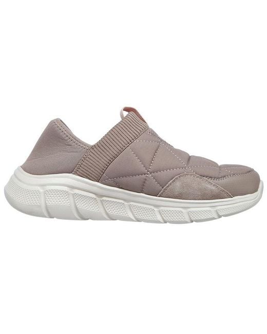 Skechers Gray (Wmns) Bobs B Flex-Mighty Puff 'Wonder Mauve'